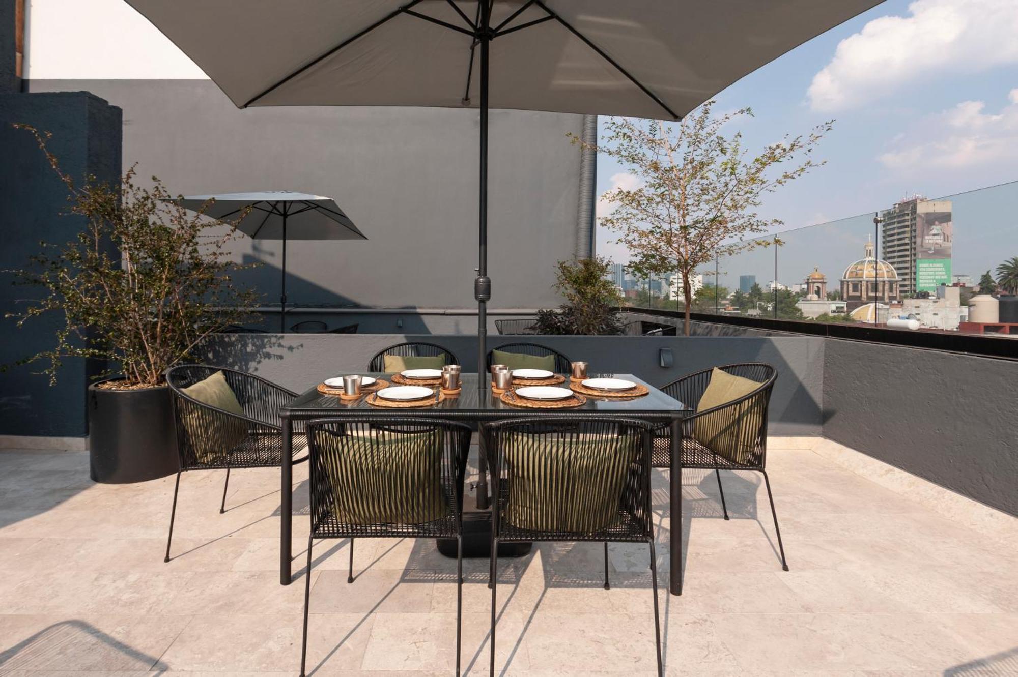 The Corner Condesa Aparthotel Mexico City Ngoại thất bức ảnh